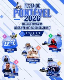 Cartaz Festa em honra da Nossa Senhora do Desterro 2026 - Pombal