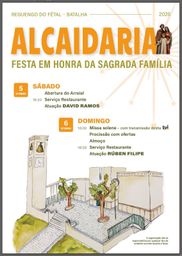 Cartaz Festa em honra da Sagrada Família 2026 - Reguengo do Fétal