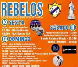 Cartaz Festa em honra da Santíssima Virgem da Conceição 2026 - Rebelos