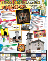 Cartaz Festa em honra da Senhora da Paz 2024 - Pinhão Cel