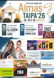 Cartaz Festa em honra das Almas Taipa 2026 - Requeixo