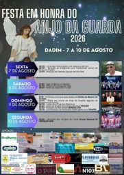 Cartaz Festa em honra de Anjo da Guarda 2026 - Dadim