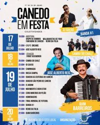 Cartaz Festa em honra de Coletividades 2026 - Canedo