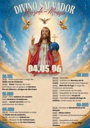 Cartaz Festa em honra de Divino Salvador 2026 - Mazedo e Monção