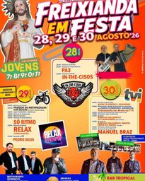 Cartaz Festa em honra de Jesus 2026 - Freixianda