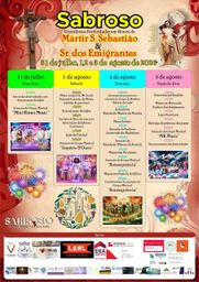 Cartaz Festa em honra de Mártir S. Sebastião 2026 - Sabroso