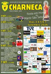 Cartaz Festa em honra de Mártir São Sebastião 2026 - Charneca