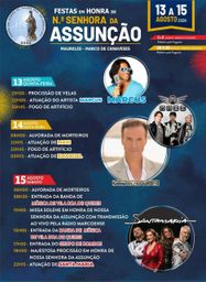 Cartaz Festa em honra de N.ª Senhora da Assunção 2026 - Maureles