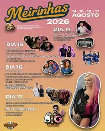 Cartaz Festa em honra de Nª Senhora das Dores e Sto António 2026 - Meirinhas
