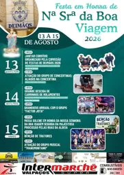 Cartaz Festa em honra de Nª Srª da Boa Viagem 2026 - Deimãos