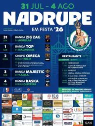 Cartaz Festa em honra de N. Sr.ª da Graça 2026 - Nadrupe