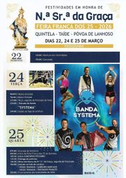 Cartaz Festa em honra de N.ª Sr.ª da Graça 2026 - Quintela