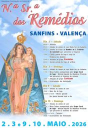 Cartaz Festa em honra de N.ª Sr.ª dos Remédios 2026 - Sanfins