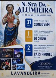 Cartaz Festa em honra de N. Sra da Alumeira 2026 - Lavandeira