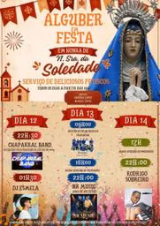 Cartaz Festa em honra de N. Sra. da Soledade 2026 - Alguber