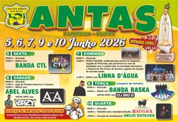 Cartaz Festa em honra de N.ª Sra. de Fátima 2026 - Livramento