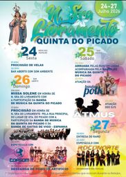 Cartaz Festa em honra de N. Sra do Livramento 2026 - Quinta do Picado