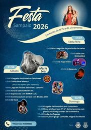 Cartaz Festa em honra de Nª Sra do Livramento 2026 - Sampaio