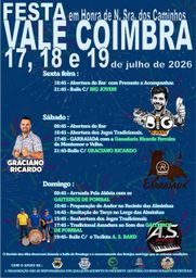 Cartaz Festa em honra de N. Sra. dos Caminhos 2026 - Vale de Coimbra