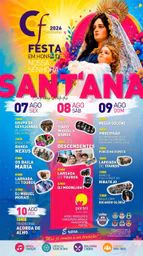 Cartaz Festa em honra de Nossa Senhora 2026 - Santana