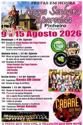 Cartaz Festa em honra de Nossa Senhora Aparecida 2026 - Pinheiro