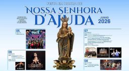 Cartaz Festa em honra de Nossa Senhora d'Ajuda 2026 - Sande