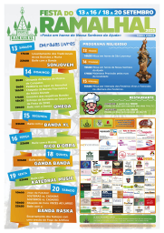 Cartaz Festa em Honra de Nossa Senhora da Ajuda 2025 - Ramalhal