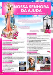 Cartaz Festa em honra de Nossa Senhora da Ajuda 2026 - GIlmonde