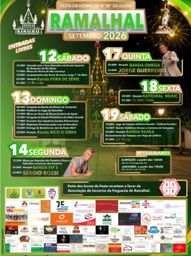 Cartaz Festa em honra de Nossa Senhora da Ajuda 2026 - Ramalhal