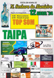 Cartaz Festa em honra de Nossa Senhora da Alumieira 2024 - Taipa