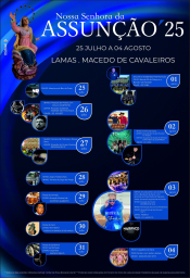 Cartaz Festa em Honra de Nossa Senhora da Assunção 2025 - Macedo de Cavaleiros