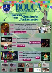 Cartaz Festa em honra de Nossa Senhora da Assunção 2026 - Bouça
