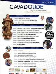 Cartaz Festa em honra de Nossa Senhora da Assunção 2026 - Cavadoude