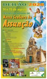 Cartaz Festa em honra de Nossa Senhora da Assunção 2026 - Deilão