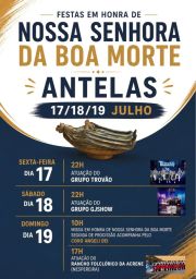 Cartaz Festa em honra de Nossa Senhora da Boa Morte 2026 - Antelas