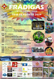 Cartaz Festa em Honra de Nossa Senhora da Boa Sorte 2024 - Frádigas