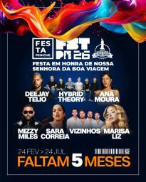 Cartaz Festa em honra de Nossa Senhora da Boa Viagem 2026 - Peniche