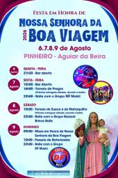 Cartaz Festa em honra de Nossa Senhora da Boa Viagem 2026 - Pinheiro
