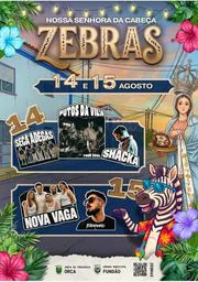 Cartaz Festa em honra de Nossa Senhora da Cabeça 2026 - Zebras