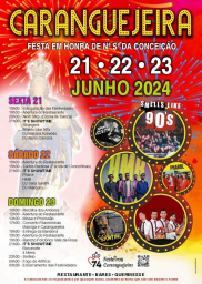 Cartaz Festa em Honra de Nossa Senhora da Conceição 2024 - Caranguejeira
