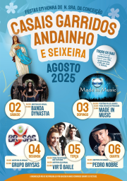 Cartaz Festa em Honra de Nossa Senhora da Conceição 2025 - Casais Garridos