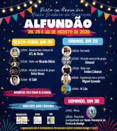 Cartaz Festa em honra de Nossa Senhora da Conceição 2026 - Alfundão