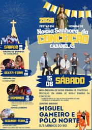 Cartaz Festa em honra de Nossa Senhora da Conceição 2026 - Cabanelas
