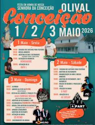 Cartaz Festa em honra de Nossa Senhora da Conceição 2026 - Olival