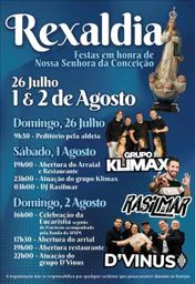 Cartaz Festa em honra de Nossa Senhora da Conceição 2026 - Rexaldia