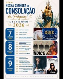 Cartaz Festa em honra de Nossa Senhora da Consolação 2026 - Fráguas
