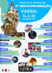 Cartaz Festa em honra de Nossa Senhora da Encarnação 2026 - Vassal