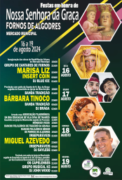 Cartaz Festa em Honra de Nossa Senhora da Graça 2024 - Fornos de Algodres