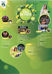 Cartaz Festa em Honra de Nossa Senhora da Graça 2024 - Vale da Pinta