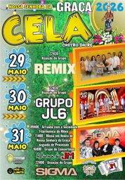 Cartaz Festa em honra de Nossa Senhora da Graça 2026 - Cela